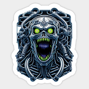 Cyborg Heads S03 D44 Sticker